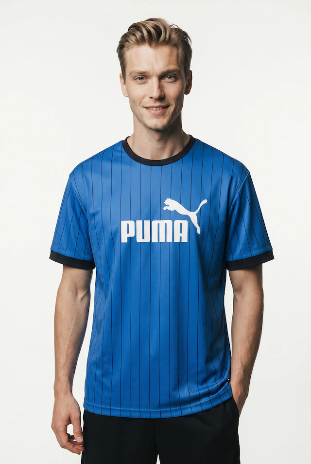 PUMA T-Shirt »ESS STRIPED JERSEY« normale Schnittform, Kurzarm, für vielseitige Aktivitäten