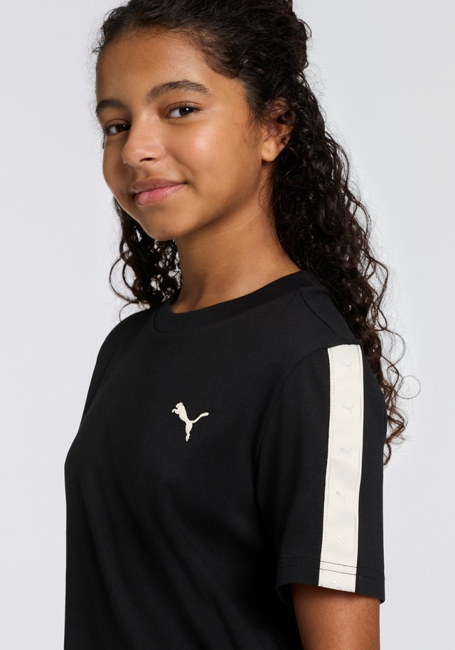 PUMA T-Shirt »ESS TAPE TEE G« Regular Fit, Kurzarm, für vielseitige Aktivitäten, aus Baumwolle