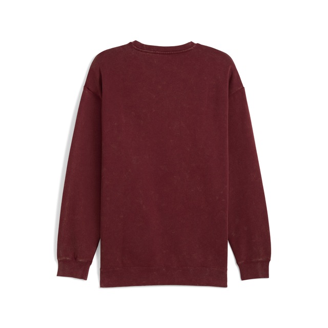 PUMA Langarmshirt »ESS ELEVATED RELAXED WASH CREW FL« sportlicher Stil