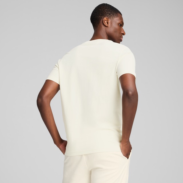 PUMA T-Shirt »ESS ELEVATED TEE« Kurzarmdesign, Rundhalsausschnitt, aus Baumwolle