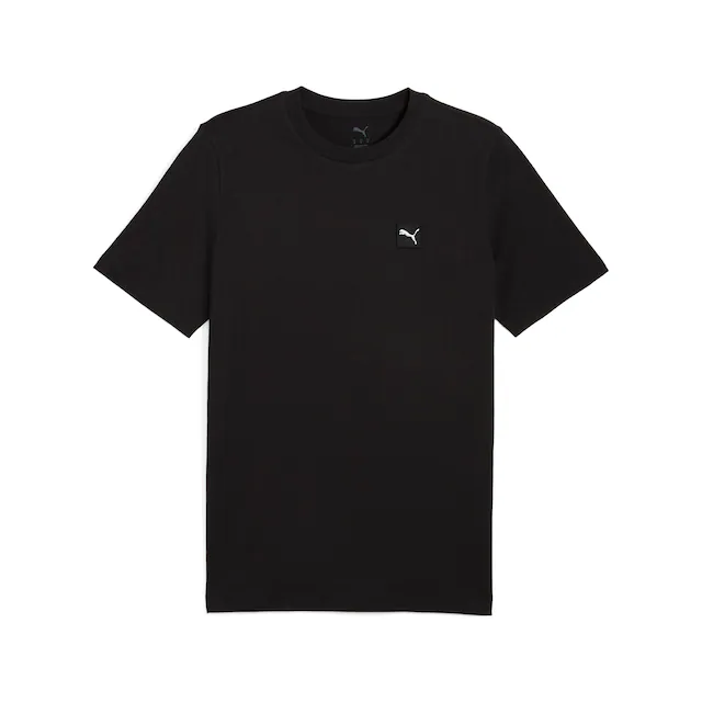 PUMA T-Shirt »ESS ELEVATED TEE« Kurzarmdesign, Rundhalsausschnitt, aus Baumwolle