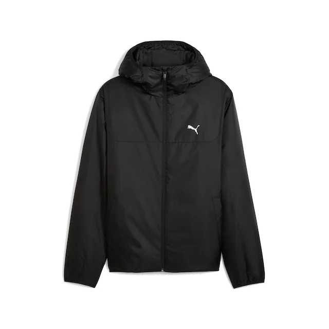 PUMA Winterjacke »ESS LIGHT PADDED JACKET« mit Kapuze sportlicher Stil, mit Kapuze, mit Reißverschluss