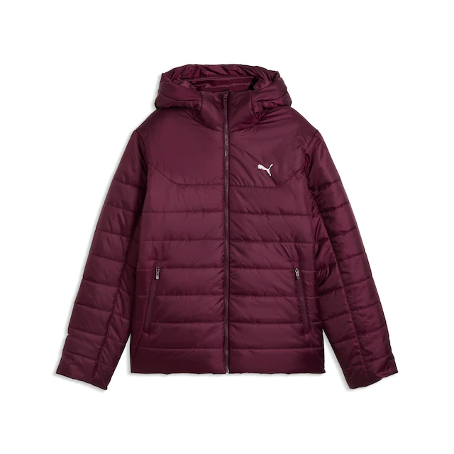 PUMA Winterjacke »ESS HOODED PADDED JACKET« mit Kapuze mit Kapuze, minimalistisches Design