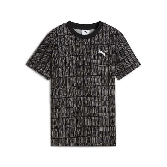 PUMA T-Shirt »ESS LOGO LAB AOP TEE B« Regular Fit, Rundhalsausschnitt, Kurzarmdesign, für Jugendliche