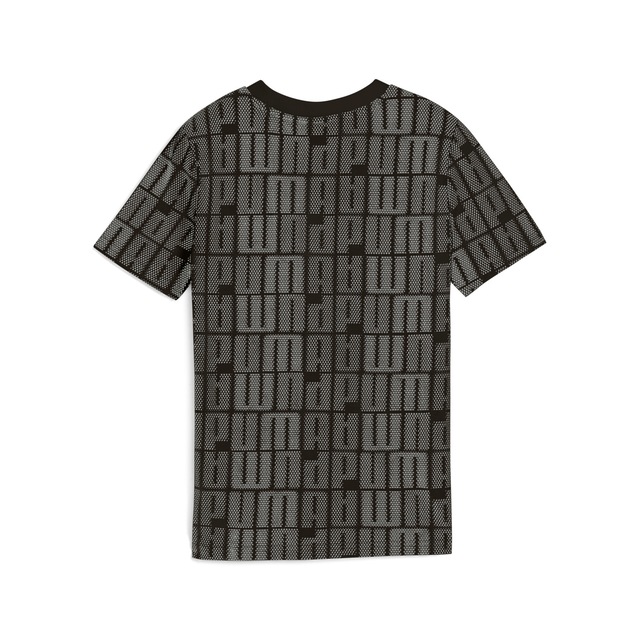 PUMA T-Shirt »ESS LOGO LAB AOP TEE B« Regular Fit, Rundhalsausschnitt, Kurzarmdesign, für Jugendliche