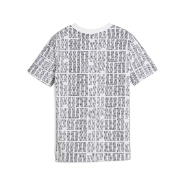 PUMA T-Shirt »ESS LOGO LAB AOP TEE B« Regular Fit, Rundhalsausschnitt, Kurzarmdesign, für Jugendliche