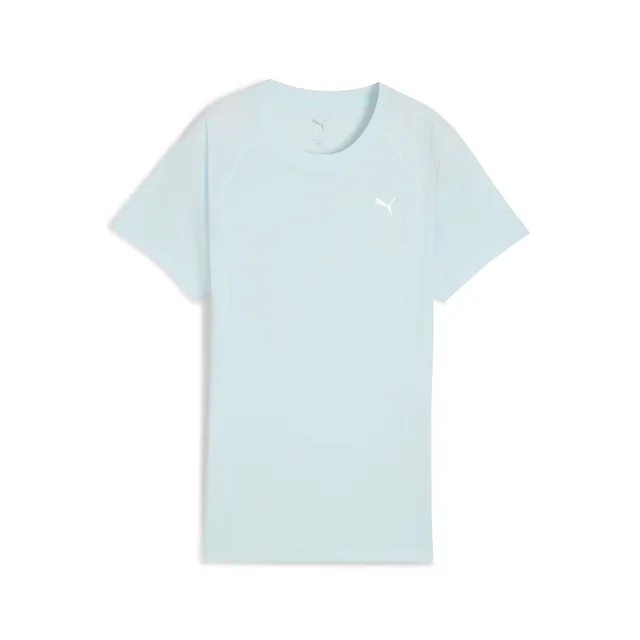 PUMA Laufshirt »W RUN VELOCITY TEE (TRI-BLEND)« ergonomische Schnittführung, reguläre Passform, mit Flatlock-Nähten