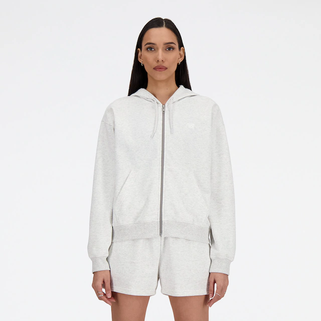New Balance Sweatjacke »Sport Essentials French Terry Full Zip« mit durchgehendem Reißverschluss, aus Baumwolle und Polyester