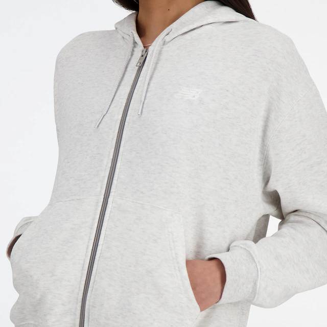 New Balance Sweatjacke »Sport Essentials French Terry Full Zip« mit durchgehendem Reißverschluss, aus Baumwolle und Polyester