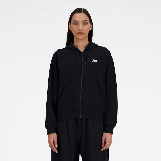 New Balance Sweatjacke »Sport Essentials French Terry Full Zip« mit durchgehendem Reißverschluss, aus Baumwolle und Polyester
