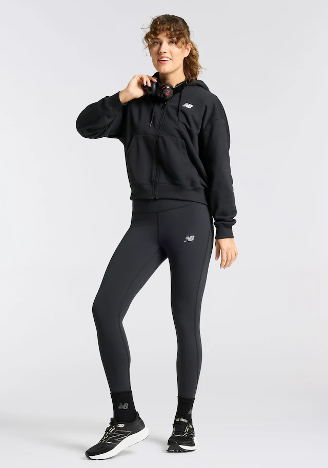 New Balance Sweatjacke »Sport Essentials French Terry Full Zip« mit durchgehendem Reißverschluss, aus Baumwolle und Polyester