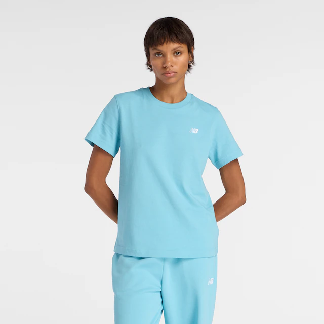 New Balance T-Shirt »SPORT ESSENTIALS JERSEY T-SHIRT« Kurzarm, mit Rundhalsausschnitt