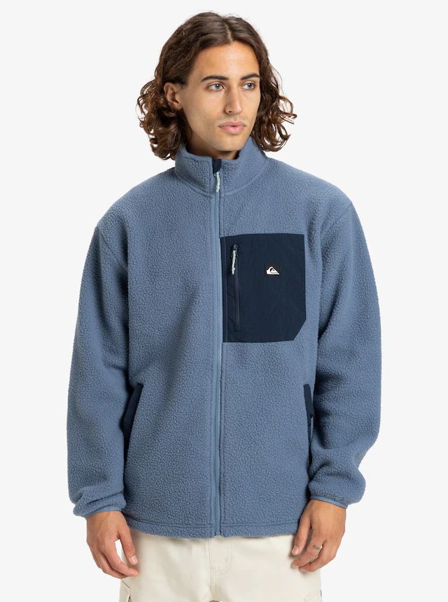 Quiksilver Fleecejacke »CLEAN COAST FZ« für Erwachsene, aus Polyester, in den Größen S bis XXL