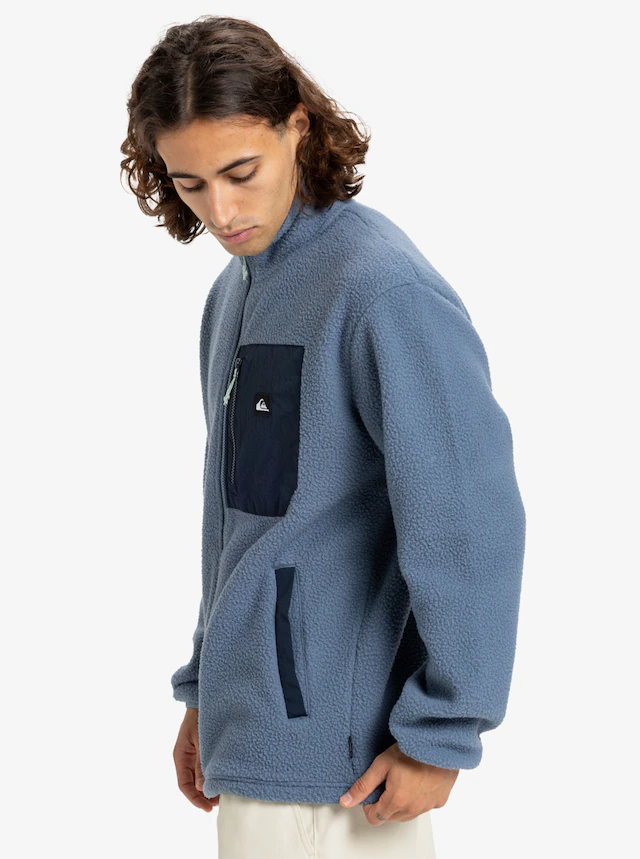 Quiksilver Fleecejacke »CLEAN COAST FZ« für Erwachsene, aus Polyester, in den Größen S bis XXL