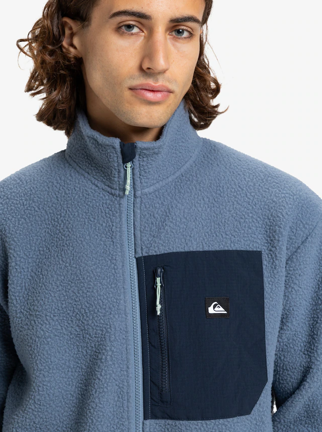 Quiksilver Fleecejacke »CLEAN COAST FZ« für Erwachsene, aus Polyester, in den Größen S bis XXL