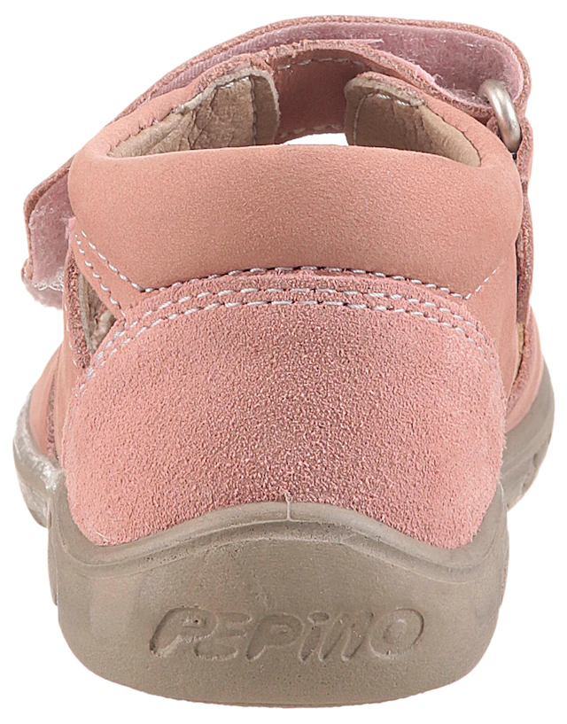 PEPINO by RICOSTA Lauflernschuh »Mimi WMS: mittel« Sandalette mit Klett und Stickerei, Größenschablone zum Download