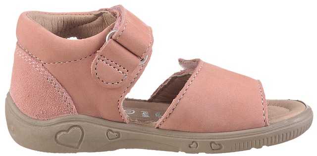 PEPINO by RICOSTA Lauflernschuh »Mimi WMS: mittel« Sandalette mit Klett und Stickerei, Größenschablone zum Download