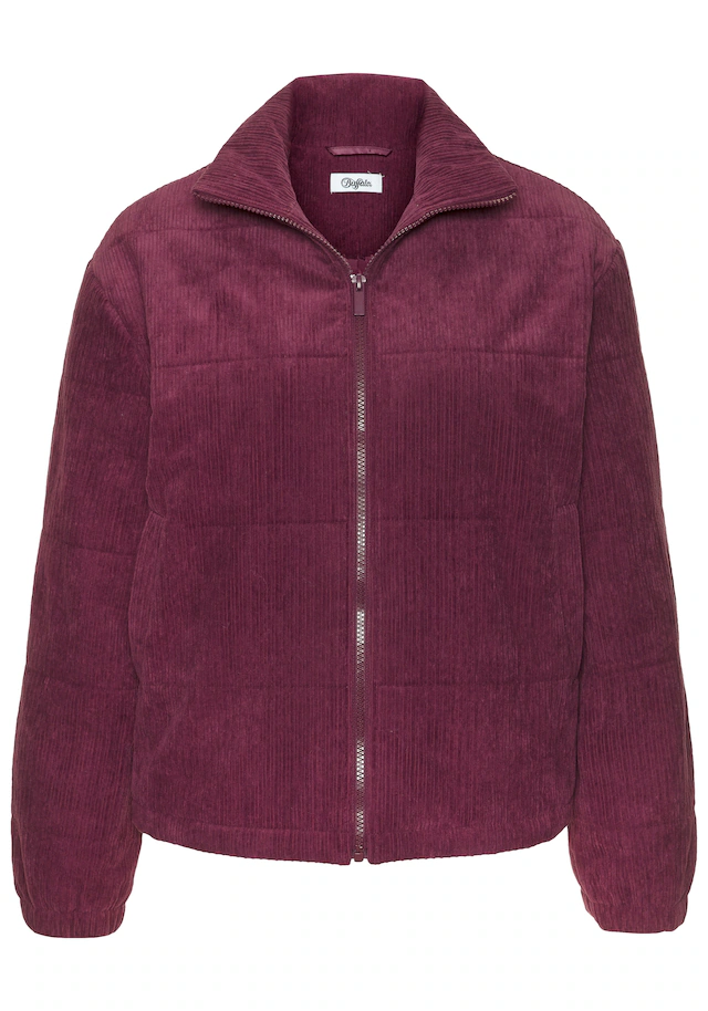Buffalo Cordjacke »mit Reißverschluss und Eingrifftaschen« Leicht wattierte Übergangsjacke aus weichem Cordstoff, Frühlingsjacke