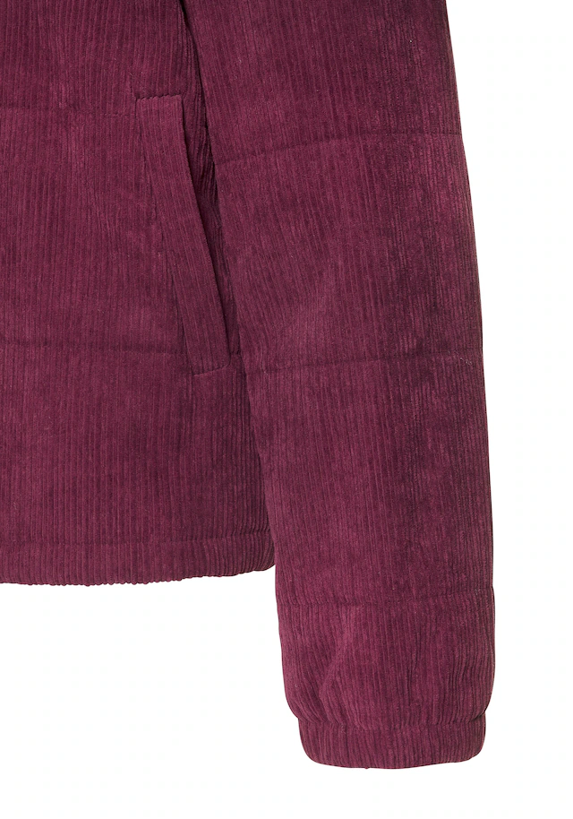 Buffalo Cordjacke »mit Reißverschluss und Eingrifftaschen« Leicht wattierte Übergangsjacke aus weichem Cordstoff, Frühlingsjacke