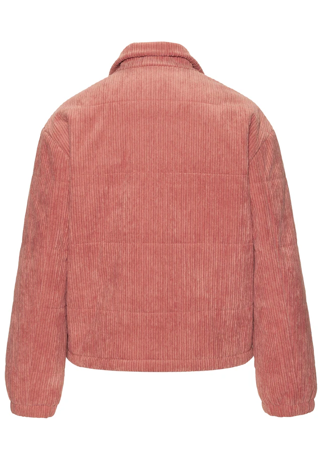 Buffalo Cordjacke »mit Reißverschluss und Eingrifftaschen« Leicht wattierte Übergangsjacke aus weichem Cordstoff, Frühlingsjacke