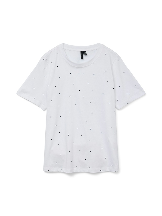 Vero Moda Kurzarmshirt »VMPAULINA AOP SS T-SHIRT GA JRS NOOS« Baumwolle, regular fit