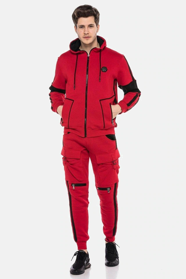 Cipo & Baxx Trainingshose »HOMEWEAR« im sportlichen Look, CR125