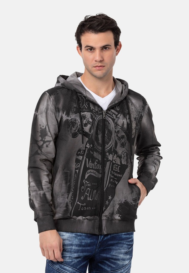 Cipo & Baxx Sweatjacke »Jacken« 1 Stk. mit Print, CL561