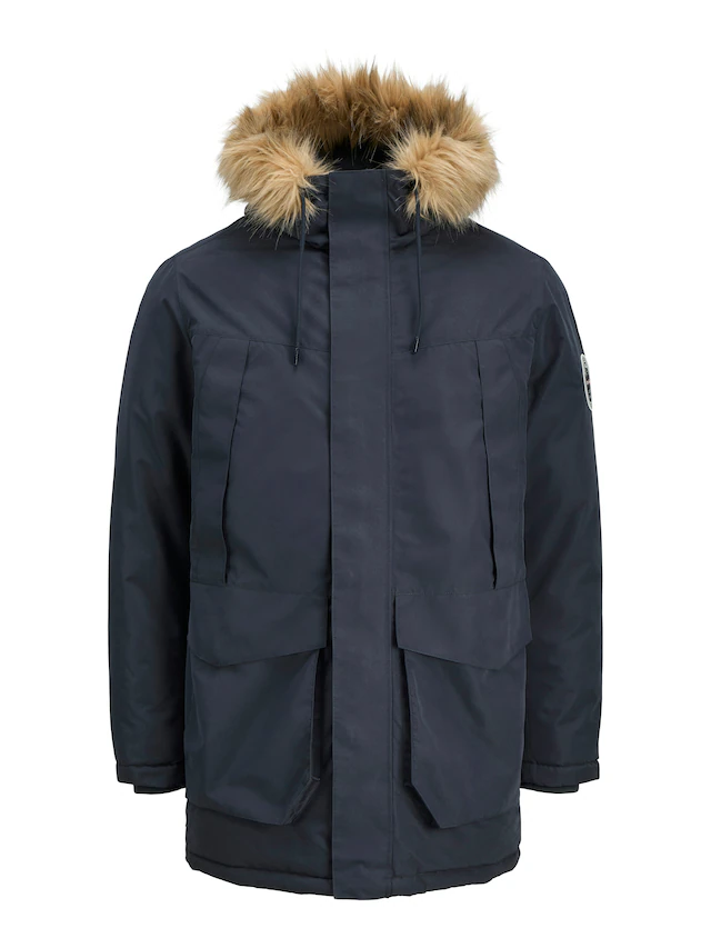 Jack & Jones Parka »JJCAMP FAUX FUR PARKA BF« mit Kapuze