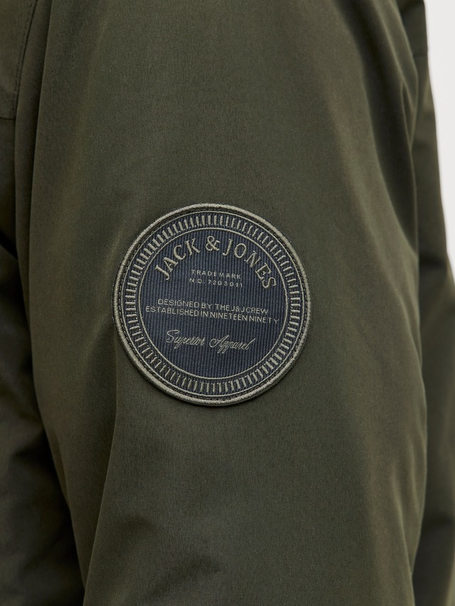 Jack & Jones PlusSize Parka »JJCAMP FAUX FUR PARKA PLS« mit Kapuze
