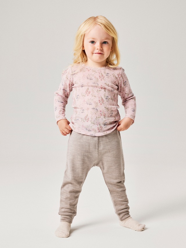 Name It Langarmshirt »NMFWANG WOOL NEEDLE LS TOP NOOS« Wolle, regular fit