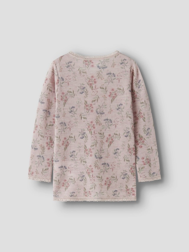 Name It Langarmshirt »NMFWANG WOOL NEEDLE LS TOP NOOS« Wolle, regular fit