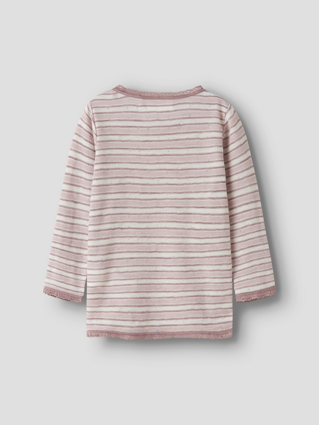 Name It Langarmshirt »NMFWANG WOOL NEEDLE LS TOP NOOS« Wolle, regular fit