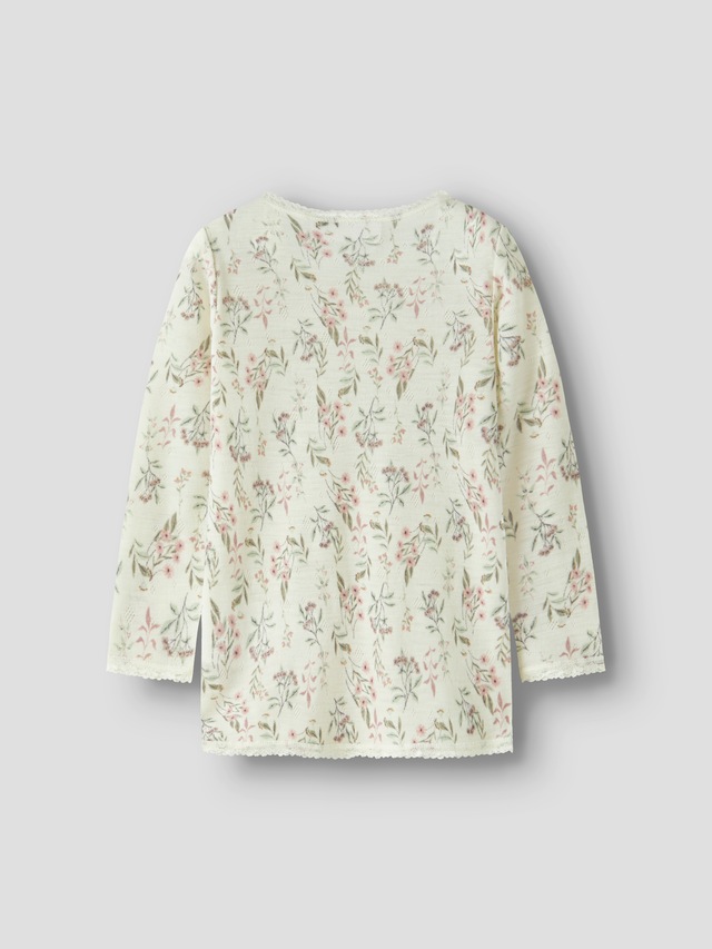 Name It Langarmshirt »NMFWANG WOOL NEEDLE LS TOP NOOS« Wolle, regular fit