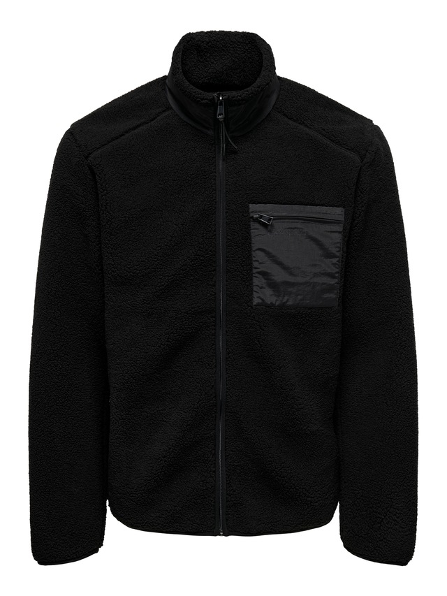 ONLY & SONS Strickfleecejacke »ONSDALLAS LIFE SHERPA JACKET OTW VD«