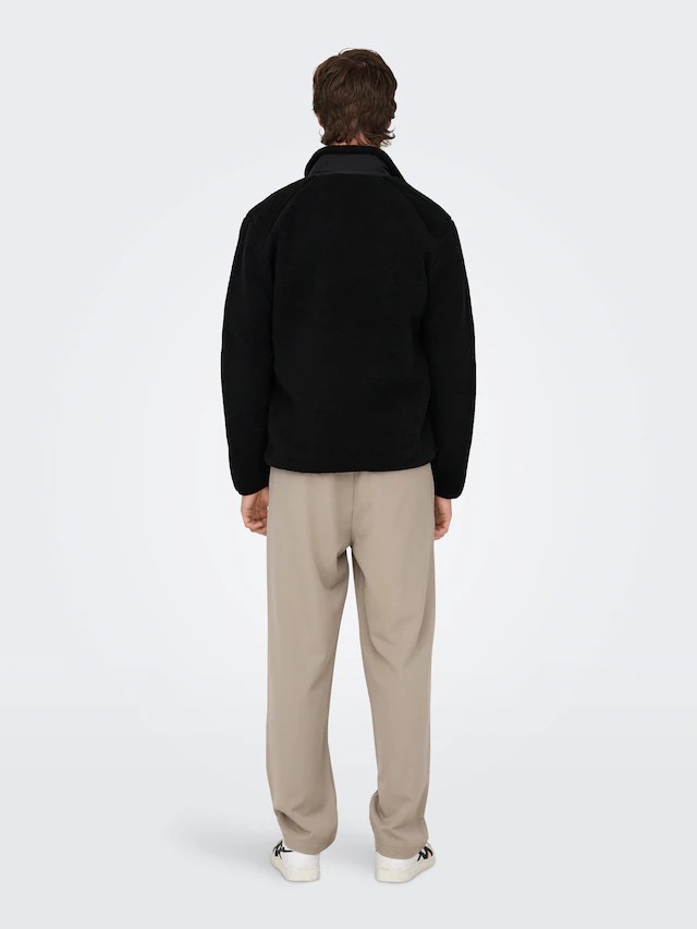 ONLY & SONS Strickfleecejacke »ONSDALLAS LIFE SHERPA JACKET OTW VD«