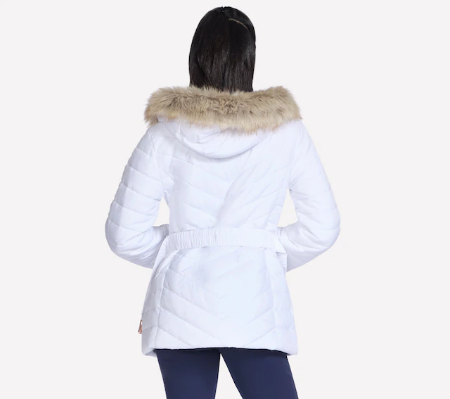 Skechers Winterjacke »ON-THE-GO BELTED PARKA« mit Kapuze mit Gürtel, aus GO SHIELD™ Cozy Fit®-Material