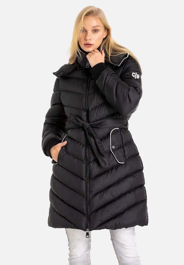 Cipo & Baxx Winterjacke »Jacken« mit Kapuze mit abnehmbarer Kapuze, WM135