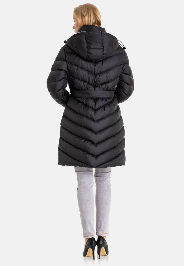 Cipo & Baxx Winterjacke »Jacken« mit Kapuze mit abnehmbarer Kapuze, WM135