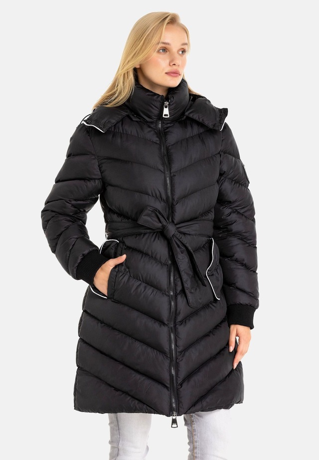 Cipo & Baxx Winterjacke »Jacken« mit Kapuze mit abnehmbarer Kapuze, WM135