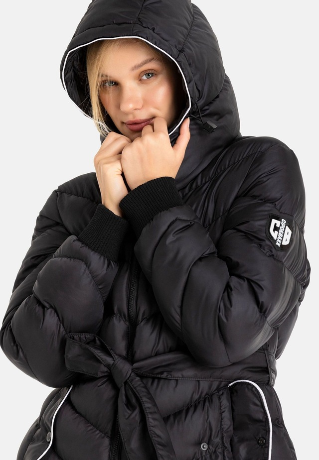 Cipo & Baxx Winterjacke »Jacken« mit Kapuze mit abnehmbarer Kapuze, WM135