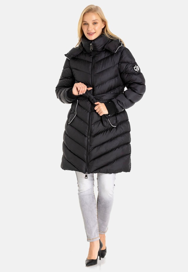 Cipo & Baxx Winterjacke »Jacken« mit Kapuze mit abnehmbarer Kapuze, WM135