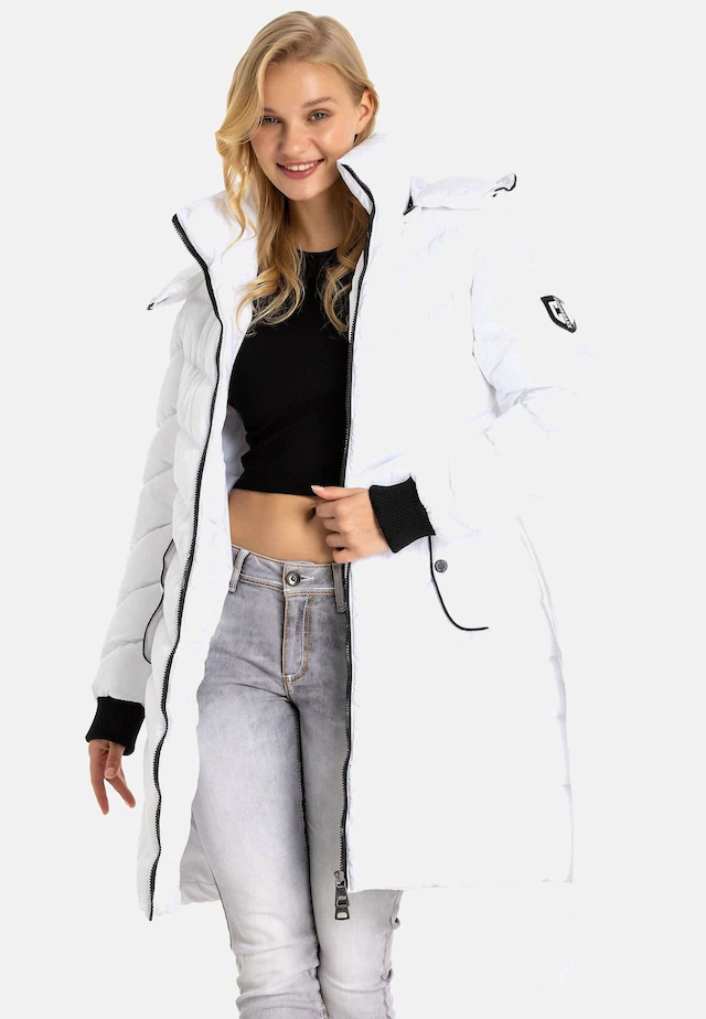 Cipo & Baxx Winterjacke »Jacken« mit Kapuze mit abnehmbarer Kapuze, WM135