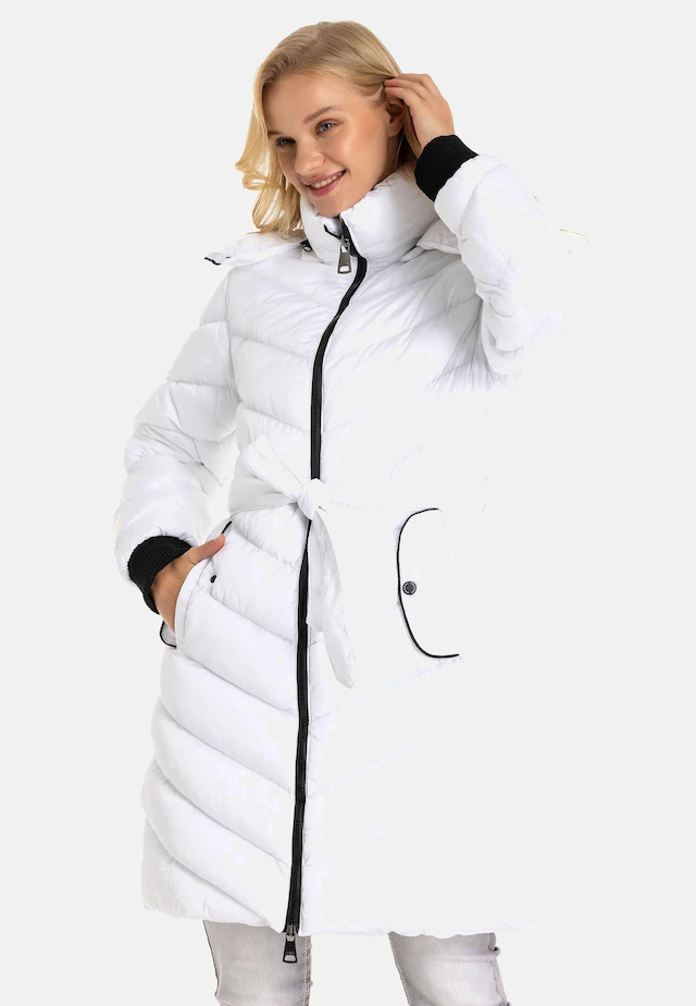 Cipo & Baxx Winterjacke »Jacken« mit Kapuze mit abnehmbarer Kapuze, WM135