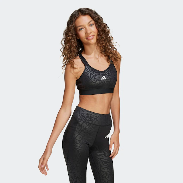 adidas Sportswear Sport-BH »ALL SPORTS ANIMALPRINT MARSHMALLOW PRINT BH« für Laufen und intensive Aktivitäten, sportlicher Stil