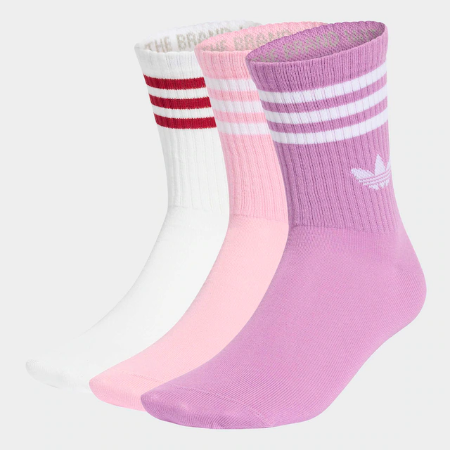 adidas Originals Sportsocken »3-STREIFEN CREW 3ER-PACK« 3 Paar tlg. knöchellange Passform, mit 3-Streifen