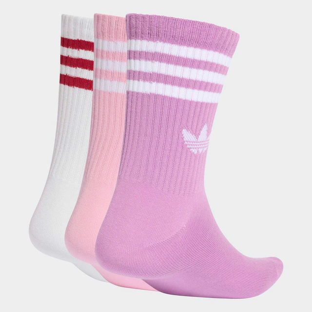 adidas Originals Sportsocken »3-STREIFEN CREW 3ER-PACK« 3 Paar tlg. knöchellange Passform, mit 3-Streifen