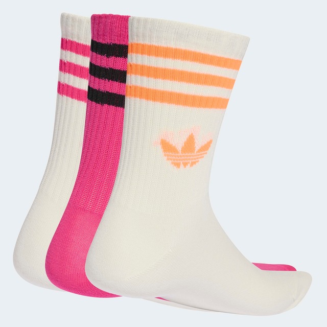 adidas Originals Sportsocken »3-STREIFEN CREW 3ER-PACK« 3 Paar tlg. knöchellange Passform, mit 3-Streifen