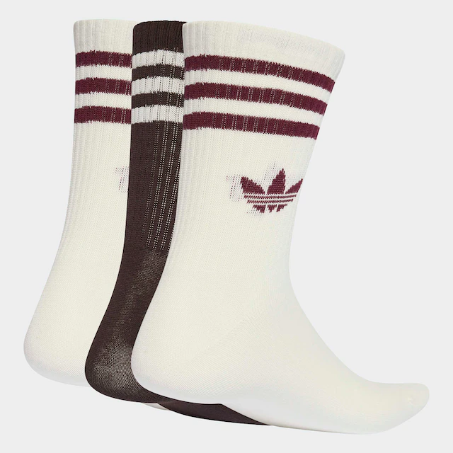 adidas Originals Sportsocken »3-STREIFEN CREW 3ER-PACK« 3 Paar tlg. knöchellange Passform, mit 3-Streifen