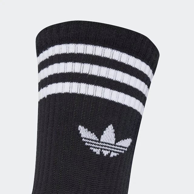 adidas Originals Sportsocken »3-STREIFEN CREW 3ER-PACK« 3 Paar tlg. knöchellange Passform, mit 3-Streifen