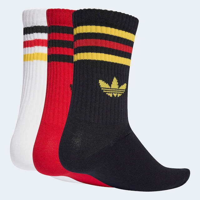adidas Originals Sportsocken »3-STREIFEN CREW 3ER-PACK« 3 Paar tlg. knöchellange Passform, mit 3-Streifen